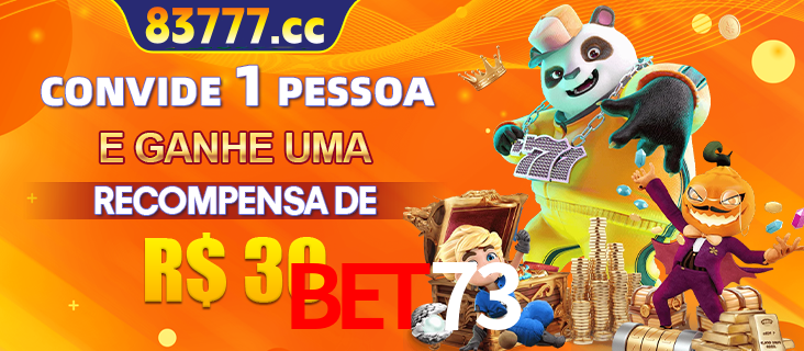 Banner institucional da BET73 sobre parceria de marcas e criação de uma marca de excelência, apresentando os mascotes de jogos populares como o Fortune Tiger.